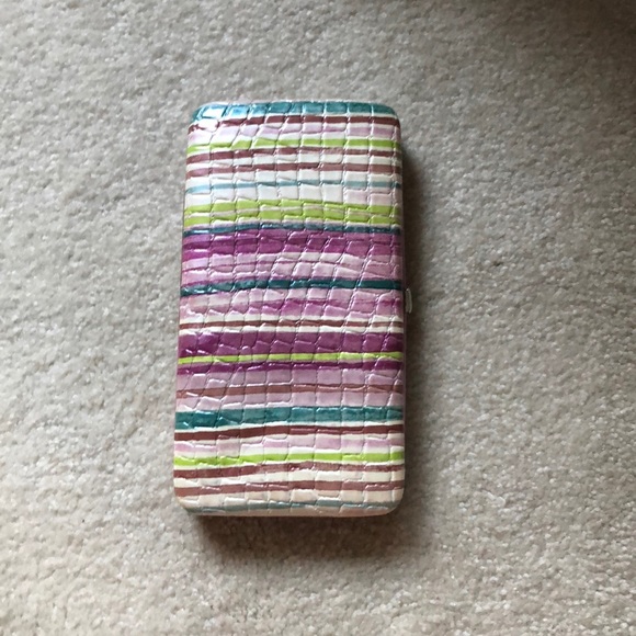 Multi colored Clip wallet - Picture 1 of 7